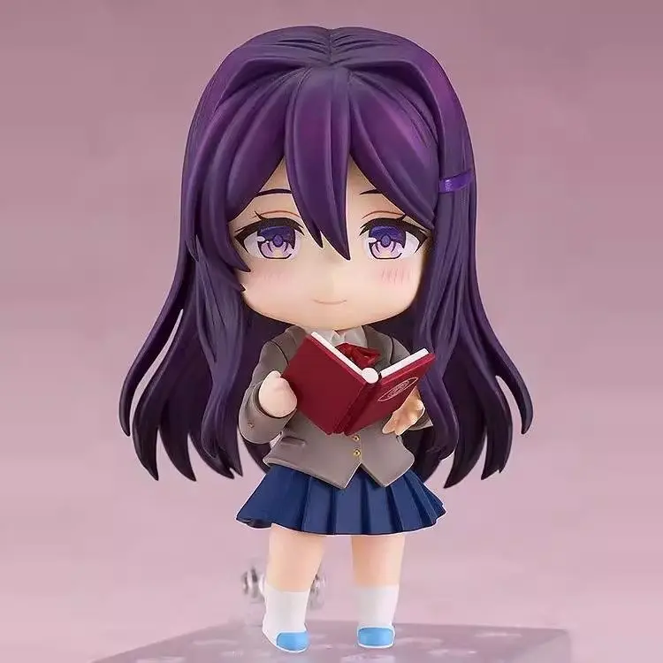 Anime Doki Doki Literature Club Q Version #2283 Yuri #1817 Monika #2250 Sayori #2077 Natsuki Action Figures Models Decor Gifts