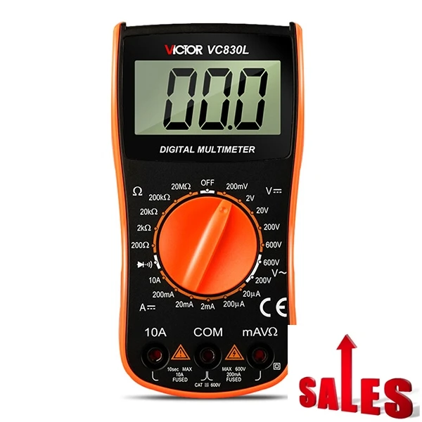 YITENSEN / VICTOR VC830L High Quality Manual Range Cheap Multimeter Digital small size 830D new design China made multimeter