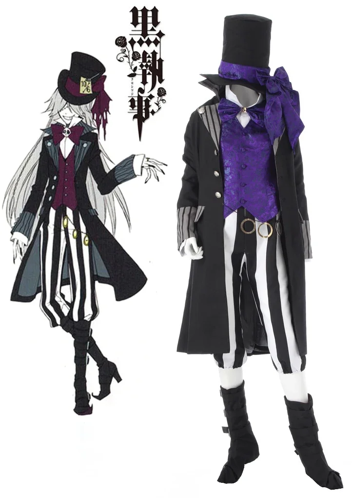 

Black Butler Kuroshitsuji Grim Reapers Undertaker Cosplay Costume