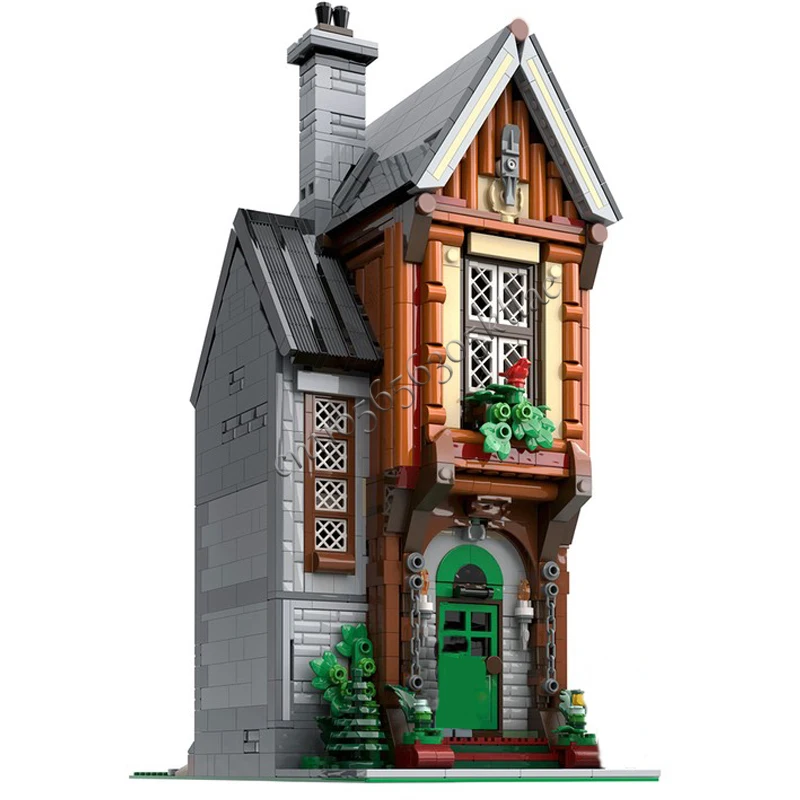 Nuove 1687 parti MOC City Street Views Modulari Fairy House Building Blocks Fai da te Assemblaggio educativo Giocattoli per bambini Regalo di Natale
