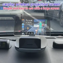 HUD Navigator CarPlay HUD Speedometer Altimeter Wireless CarPlay/Hicar/Android Auto Screen Mirroring Simple and Easy to Use. Lar