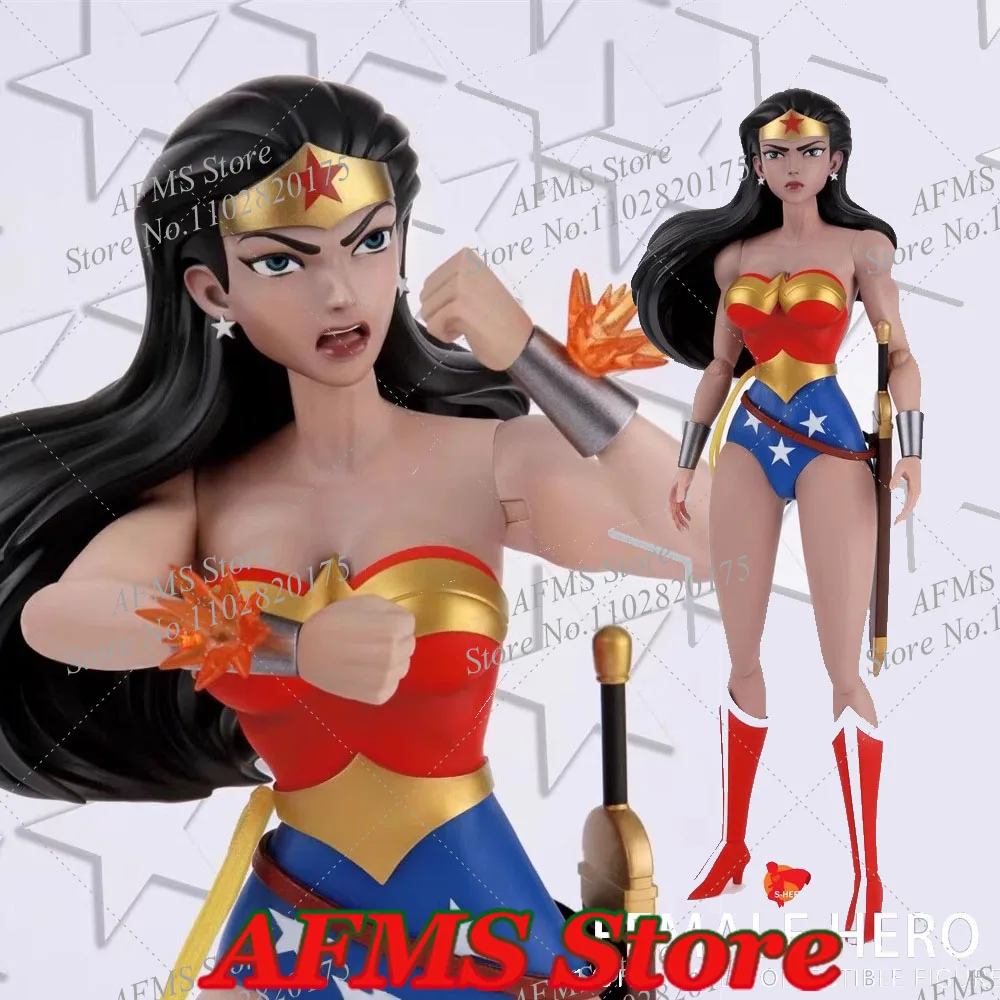 SHERO TOYS SH007 1/6 Scale Collectible Figure Wonder Woman Comic Version Superwoman 12Inch Women Soldier Action Figure Model