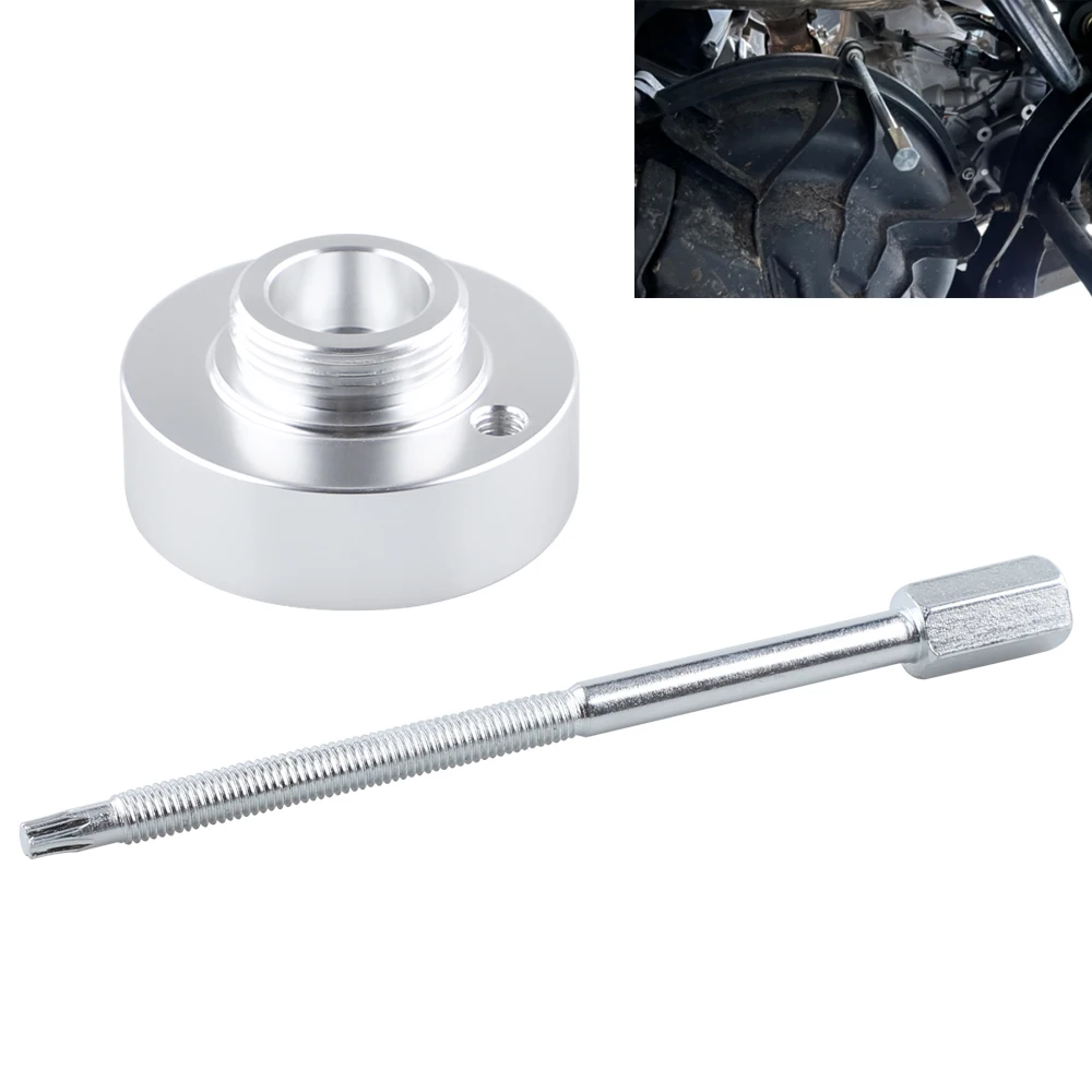 

708200686 529000072 1Set Silver Steel Belt Removal Clutch Changing Tool For Can Am Defender HD8 HD10 2016-2022 Car Accessories