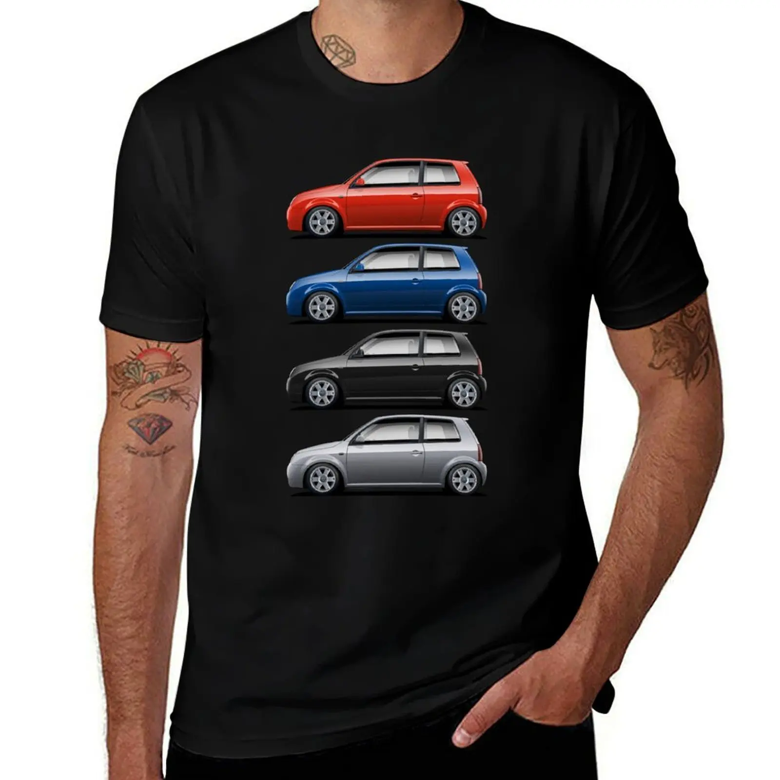 Lupo T-Shirt Casual Basic Street Style T-Shirt