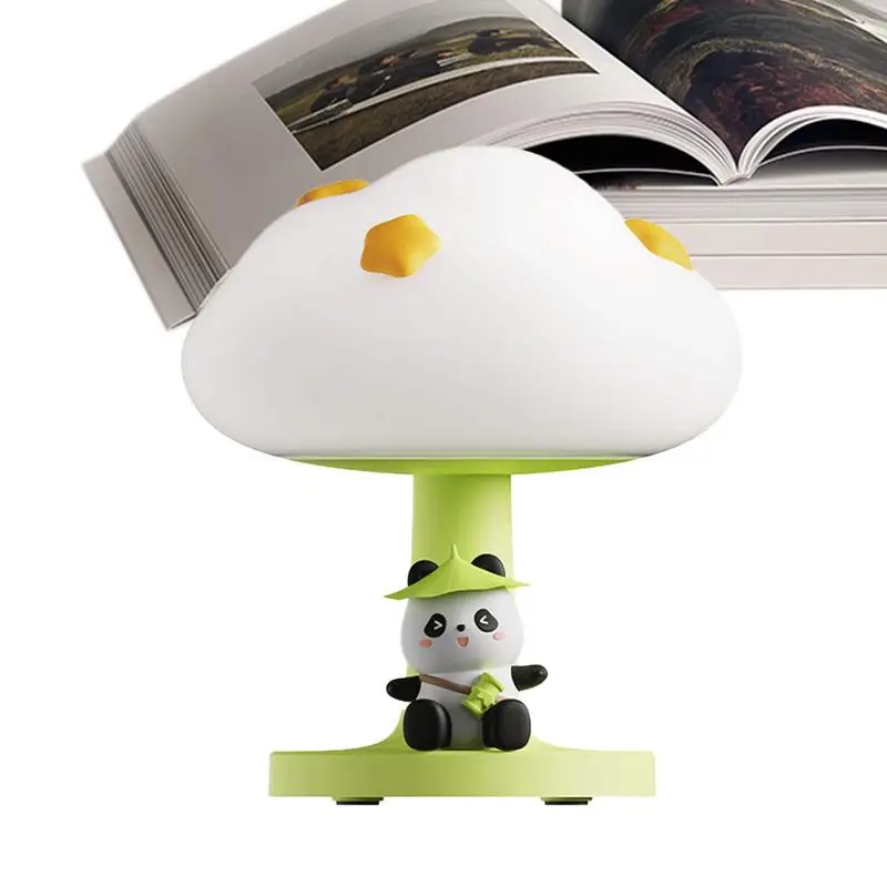 

Panda LED Cute Nursery Night Light Bedside Decor Kids Baby Nightlight Birthday Gift Soft Cloud Panda Night Lamp for Baby Room