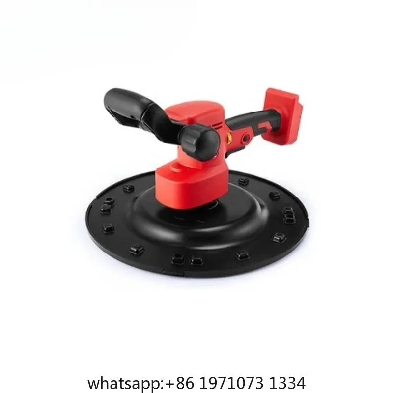 Wall Smoothing Polishing Machine Lithium Rechargeable 6 Speeds Electric Cement Mortar Trowel Leveling Machine Concrete Mixer