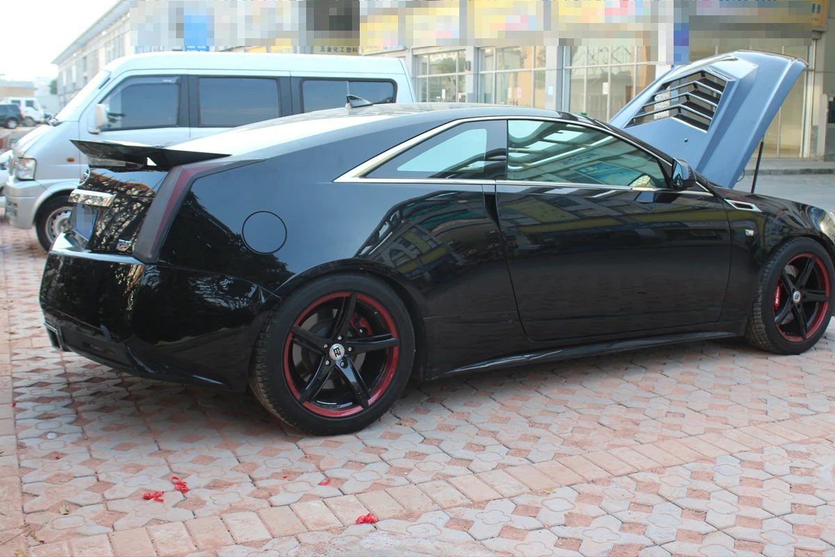 مناسبة لمفسد الجسم الخلفي من ألياف الكربون مناسبة لكاديلاك CTS V 2-door 2011-2014