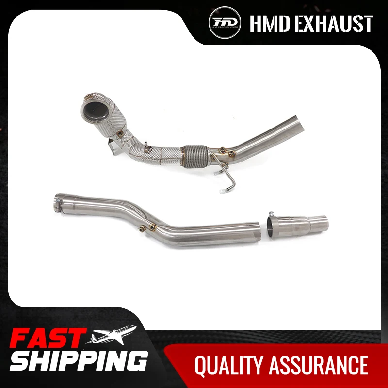 

HMD Exhaust System High Flow Performance Downpipe for Audi S3 8Y 2.0T OPF Version With Heat Shield