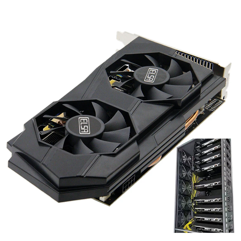 Wholesale RX580 8GB Dual Fan Graphics Card 256bit GDDR5 Video Card with DP Output Interface PCI Express for Desktops