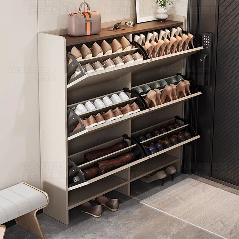 

Slippers Vertical Shoe Cabinet Storage Organizer Mobile Display Living Room Designer Shoe Shelf Modern Muebles Home Furniture