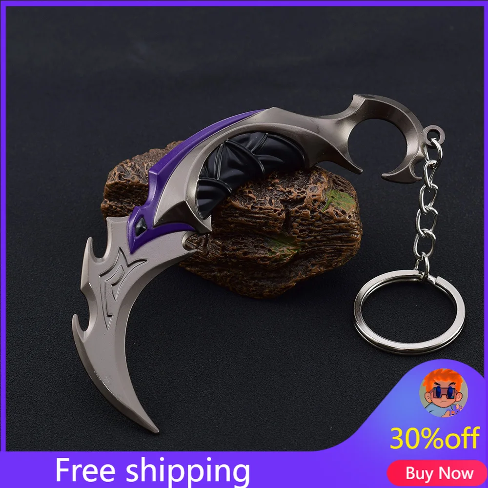 

Valorant Keychains 15cm Karambit Knife Reaver Melee Weapon Game Peripheral Katana Blade Accessories Desktop Ornament Gifts Toys