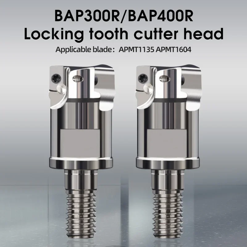 RL  Locking Knife Head BAP300R BAP400R Seismic Lock -type Milling Cutter Head Threaded Knife Header Can Be Replaced