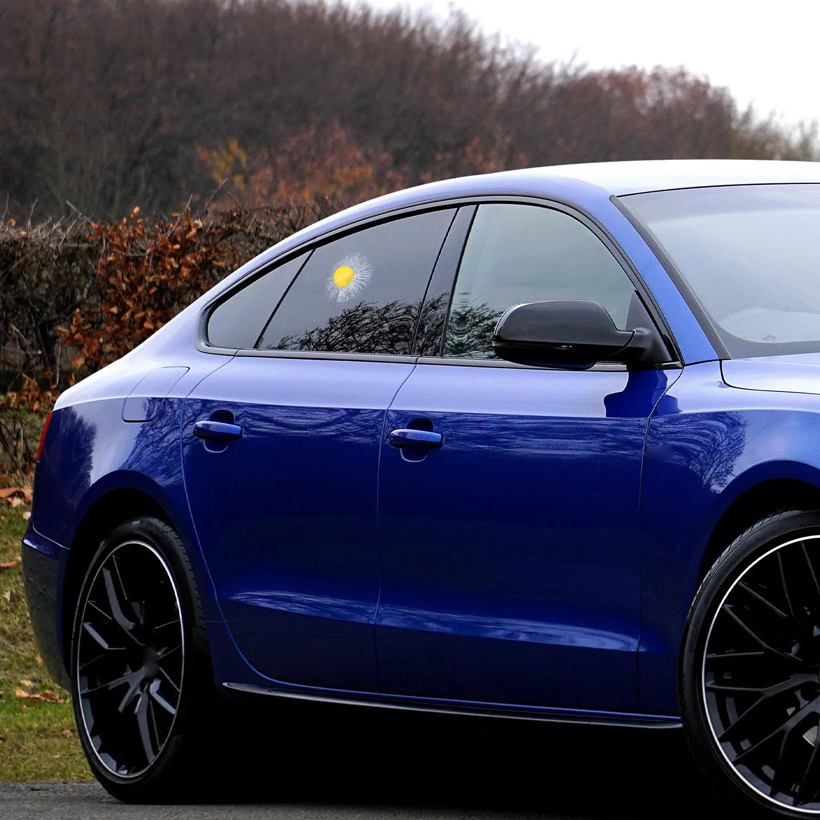 

Наклейка на автомобиль с изображением теннисной ракетки, 3D, водонепроницаемая, для окон, имитация повреждений, эффект разбитого стекла, наклейка-шутка