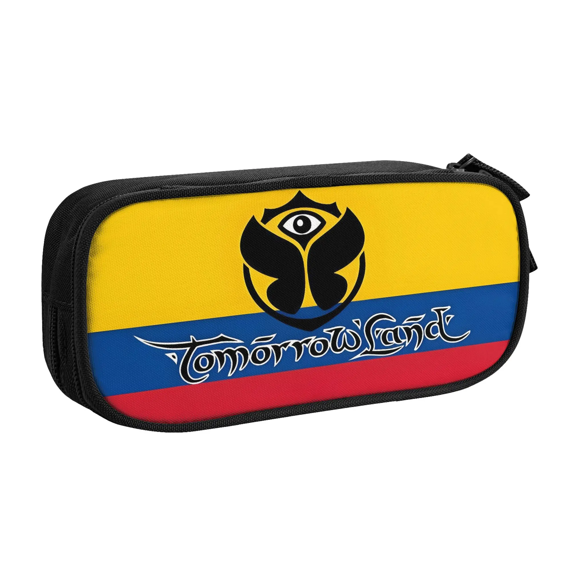 Tomorrowland Belgian Electronic Dance Music Festival Pencil Case for Girl Boy Large Storage  Pen Bag Box Stationery
