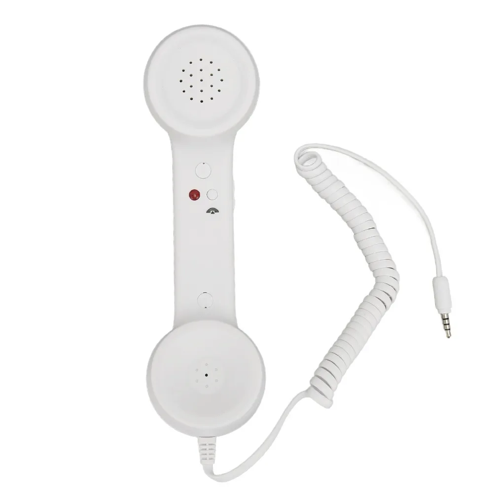 Adjustable Tone Retro Telephone Receiver Wired Connection Radiation Proof Handset Wired Cellphone Handset Mobile Communication