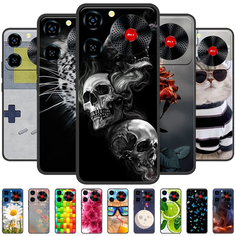 Para ZTE Nubia funda de música animales suave TPU funda trasera de silicona para Nubia Music Z2353 funda de teléfono funda protectora a prueba de golpes