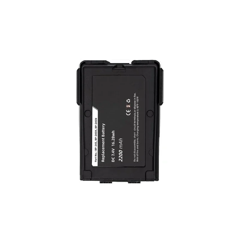 2200mAh Replacement Battery BP-245 BP-245H BP-245N for Icom IC-M71 IC-M72 IC-M73 Two Way VHF Radios