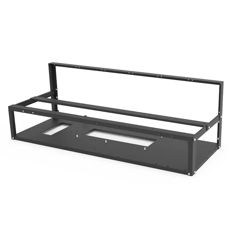 

Обновленная фиксированная стойка для 12-карт. Открытая стойка для видеокарты. Фиксированная стойка для рассеивания тепла графического процессора.