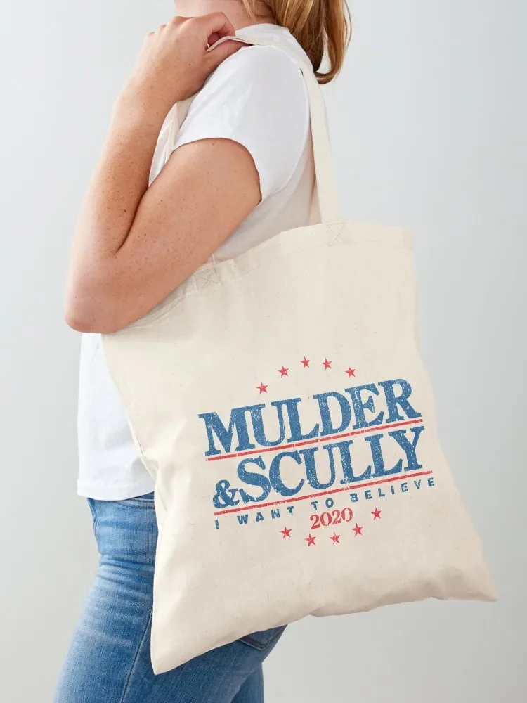 Mulder & Scully 2020 Tote Bag Lady bags shopper bag women canvas Lady bag