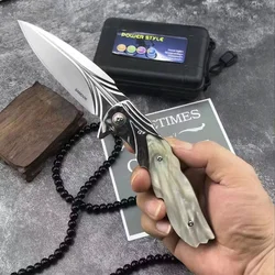 Larks exquisite styling folding knife Gift knife camping mountaineering multifunctional sharp knife bread slicing knife fruit kn