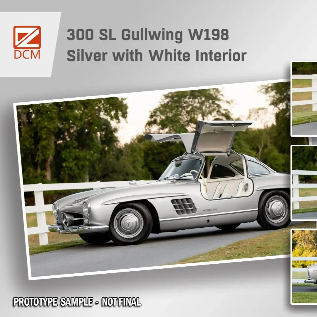 

DCM 1:64 Mercedes-Benz 300SL 1955 classic car simulation alloy car model full open limited edition