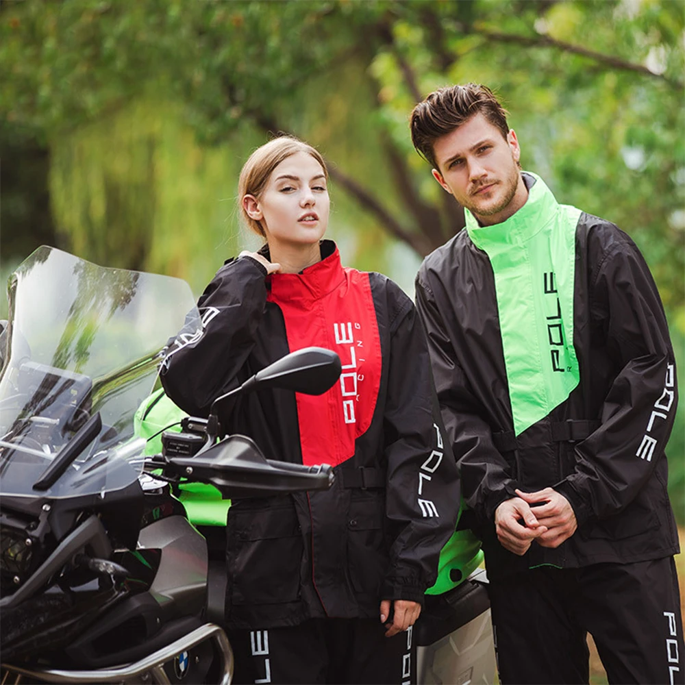

Motorcycle Raincoat Suit Men Outdoor Waterproof Rainwear Shoes Cover Ultra Thin Rain Coat Cycling Fishing Climbing Jacket S-3XL