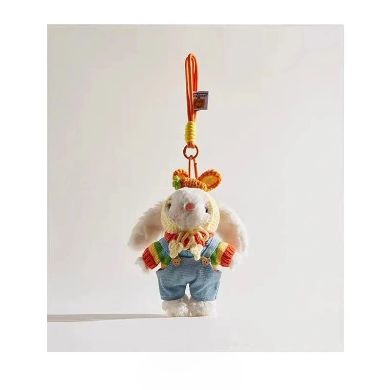 

Популярный плюшевый брелок-кролик с креплением на ухо, креативный брелок-кролик Бонни, милый мультяшный подарок для подвешивания