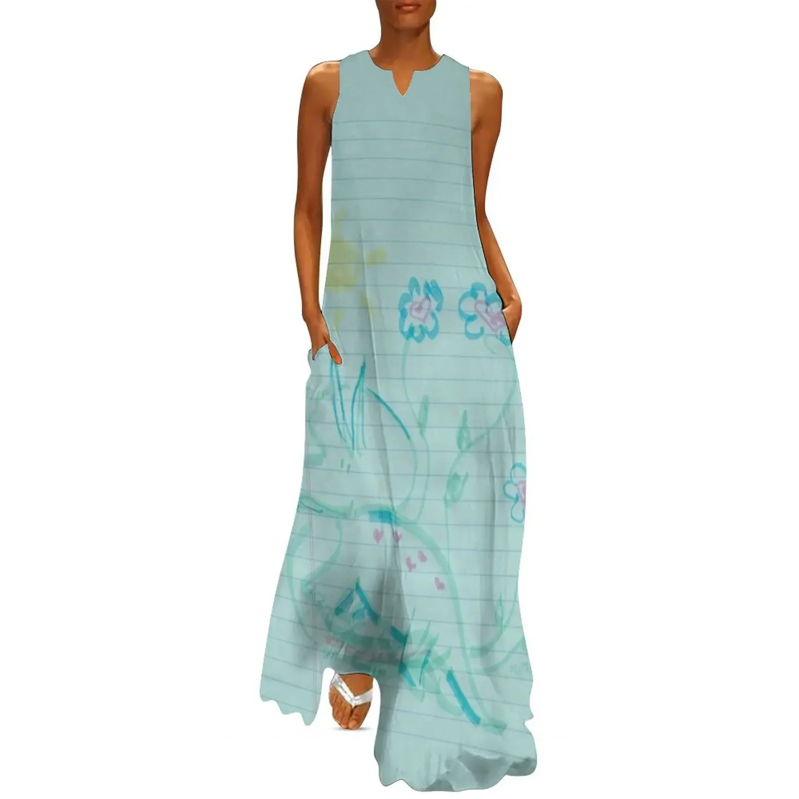

I Love You Just The Way You Are Long Dress womans clothing summer dress korean women sexy dress for women