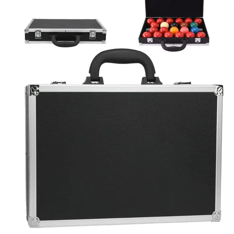 

Rectangular Aluminum Billiard Carrying Bag Travel Storage Box Suitable for 22pcs Snooker Ball Set