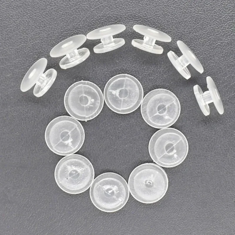 50PCS Plastic Buttons Black Ornaments For DIY Shoes Charms Kids  Accessories Lightweight Buckles