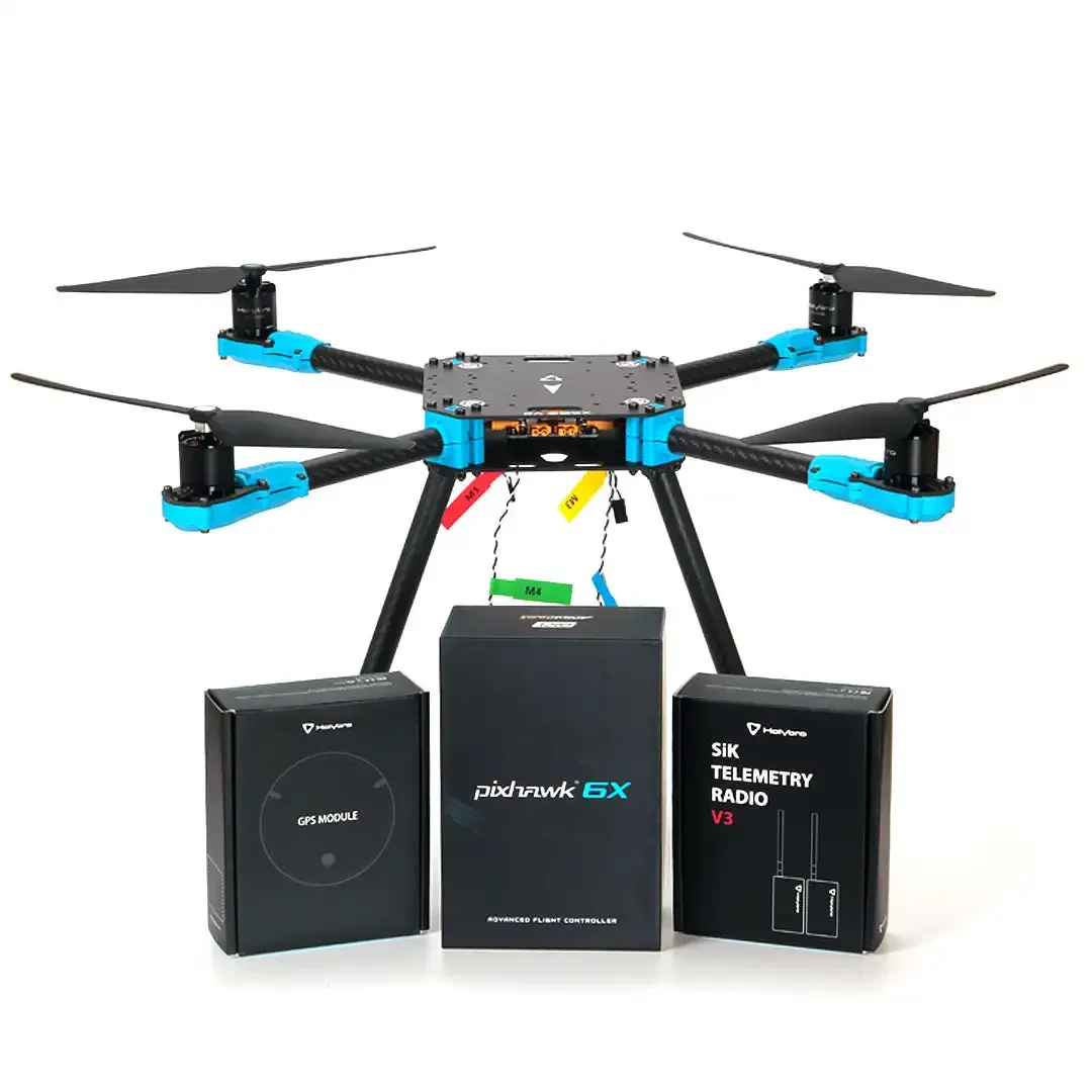 

HolyBro PX4 Development Kit X500 V2 ARF with Pixhawk 6C / Pixhawk 6X Flight Controller M10 GPS Telemetry Radio 433MHZ / 915MHZ