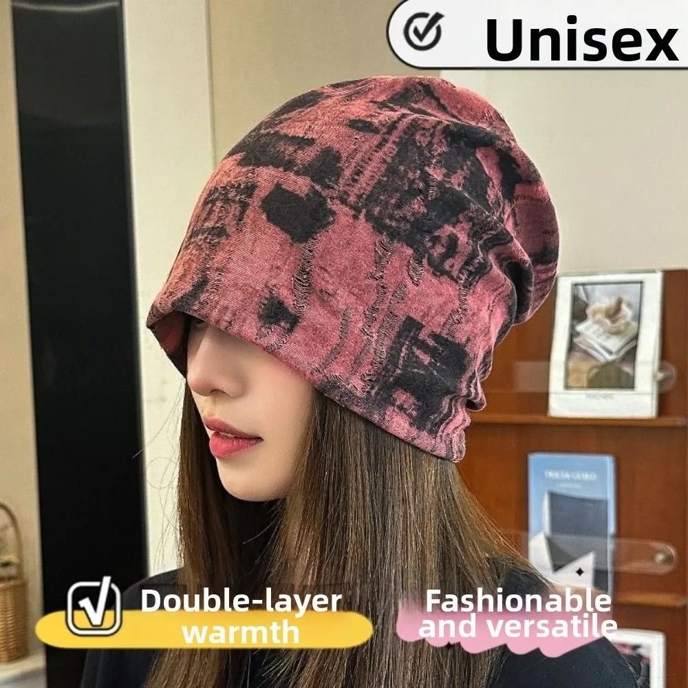 أزياء البوليستر القطن النساء بيني لينة مرونة الأذن دفئا قبعة الهيب هوب بونيه تنفس الدافئة البلوز قبعة للنساء والرجال #2
