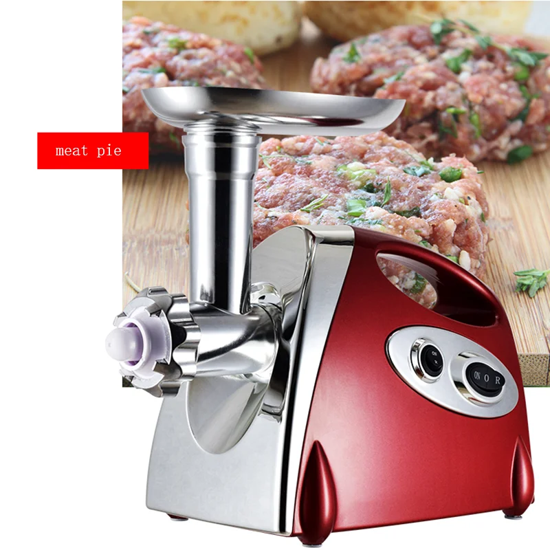 Electric Meat Grinders Stainless Steel Housing Heavy Duty Grinder Home Meat Mince Sausage Stuffer Food Processor