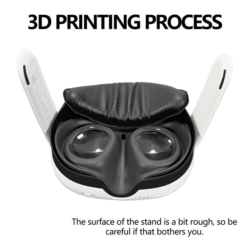 ABSU Mask For Meta Quest 3 Breathable 3D Printed Sweatproof Lightweight Face Cover With Adjustable Nosepiece VR Accessories