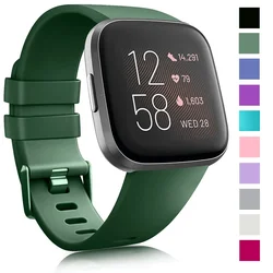 Bracelet de rechange en Silicone pour Fitbit Versa 2, Sport, Bracelet de montre, pour Fitbit Versa Lite, accessoire de montre intelligente