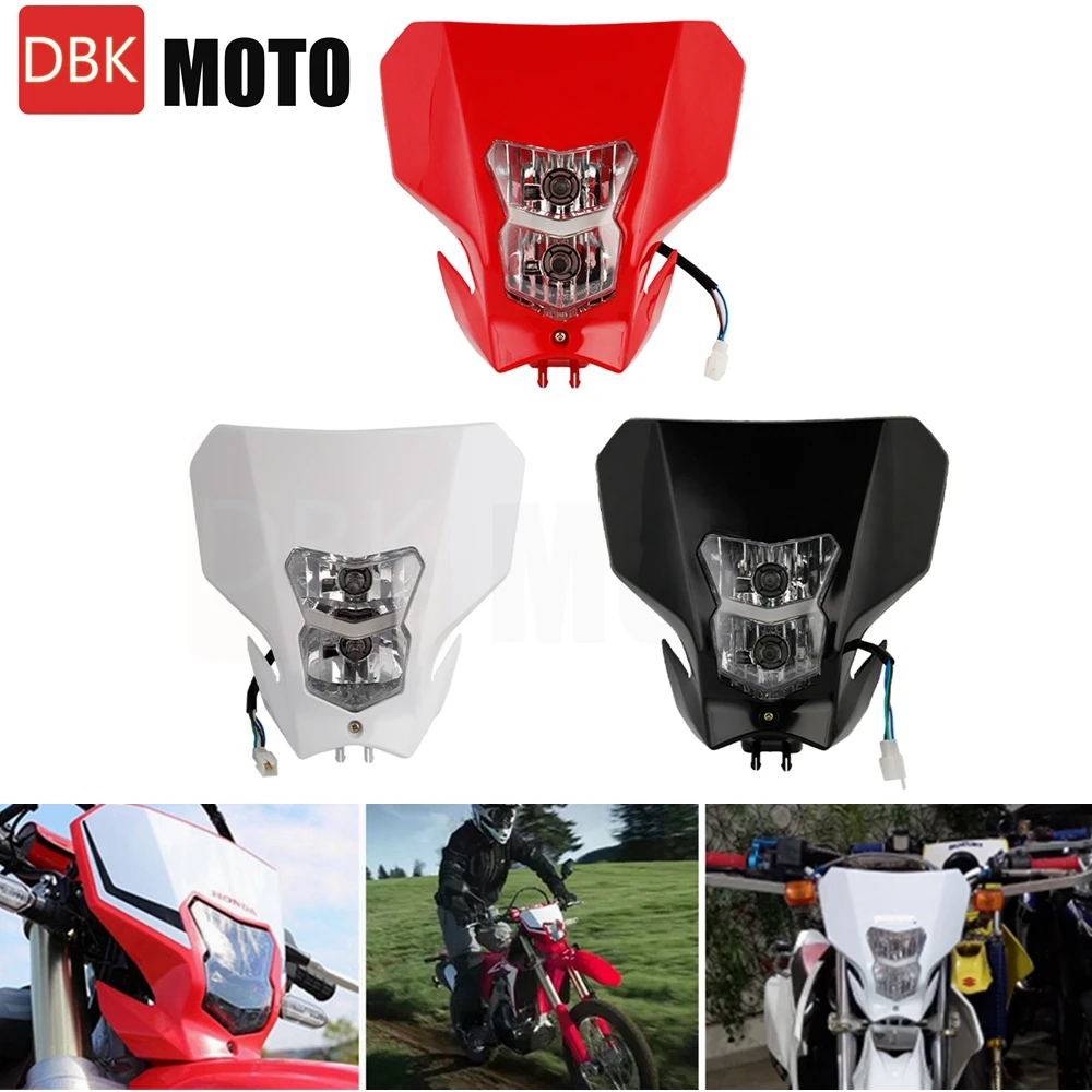 

Motorcycle Headlight Lighting Enduro Headlamp For Honda CRF450 CRF450XR CRF450L CRF250 R/L/X 2019-2020 Supermoto Dirt Bike