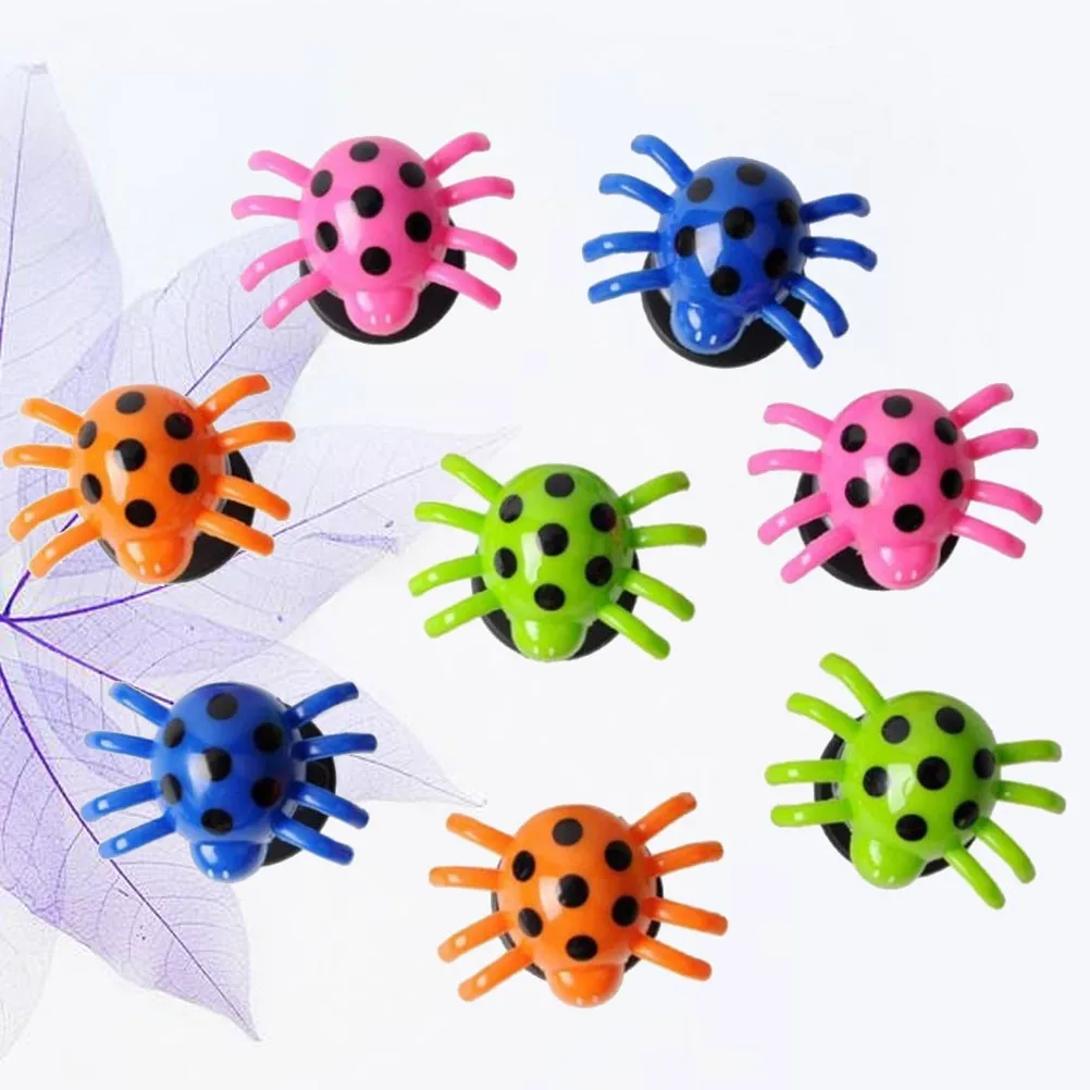 

4Pcs Jumping Spider Plastic Bounce Swing Shake Small Figures Kids Curiosity Gift Jumping Spider Figures Small Toys