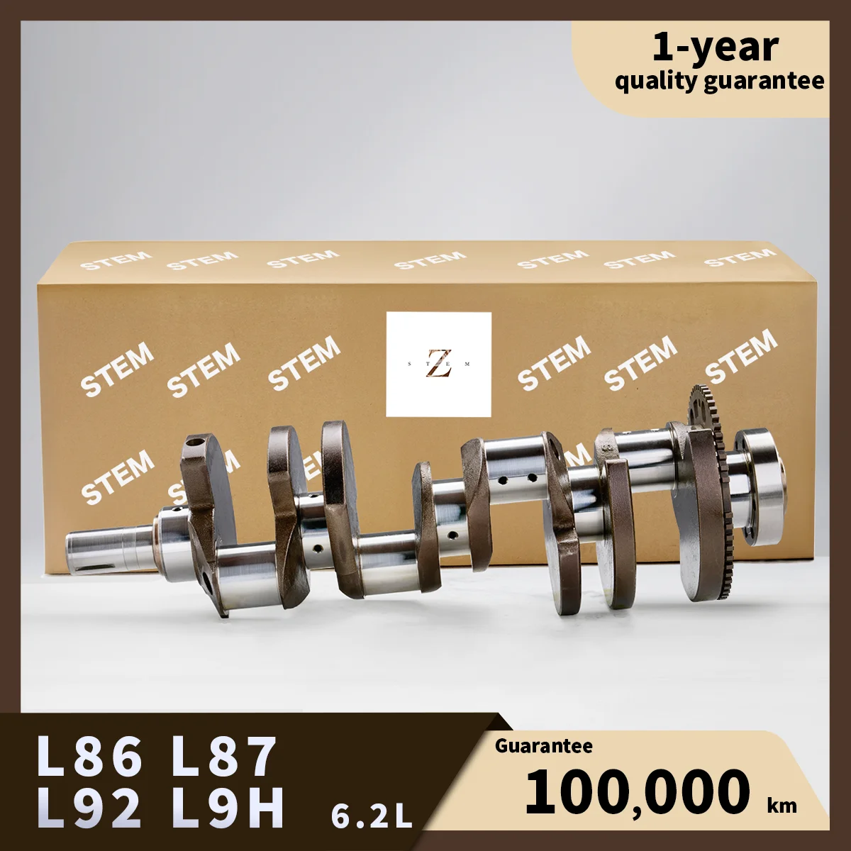 

Crankshaft for L86 L87 L92 L9H(5.3L 6.0L 6.2L)V8 Cadillac Escalade CT5-V Blackwing CTS-V/Chevrolet 12620101Crank Shaft