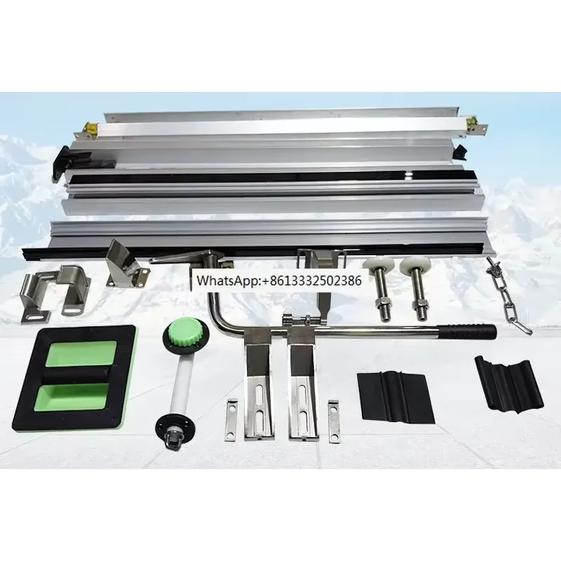 

Industrial refrigerated storage electric sliding door complete set of door accessories