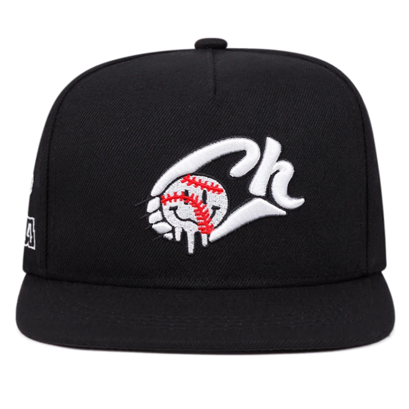 2025 الإبداعية موضة جديدة حافة مسطحة قبعة CH تنس التطريز الشارع الهيب هوب التزلج قبعة الترفيه اليومي ظلة قبعة بيسبول #2