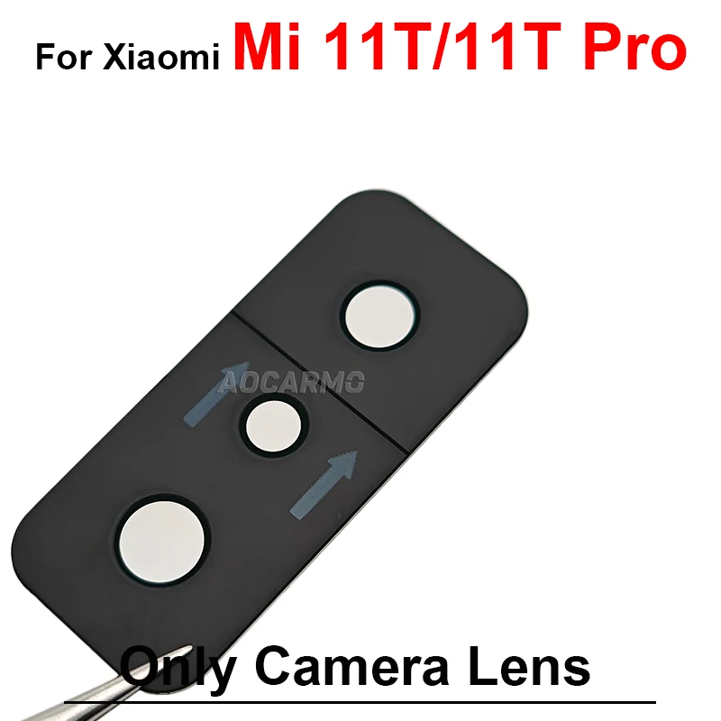 For Xiaomi 11T Pro Mi11T Rear Back Camera Lens With Frame Cover Replacement Part