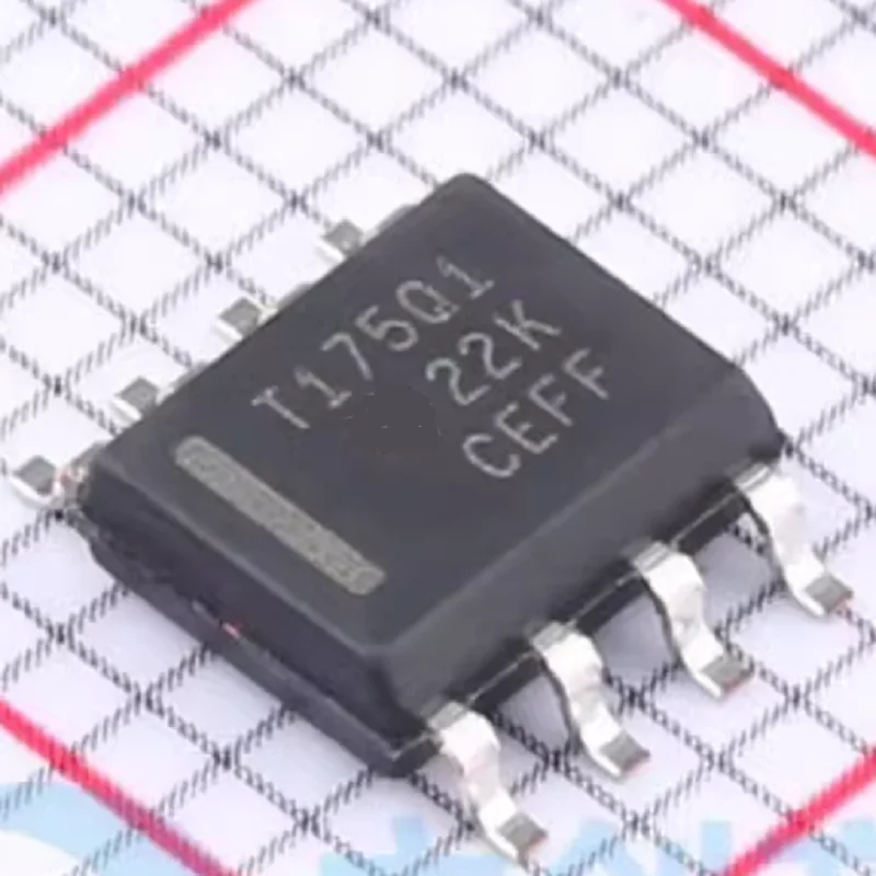 Sensors, TransducersTMP175AQDRQ1 Temperature Sensors Analog and Digital Output Local -40°C ~ 125°C 12 b 8-SOIC