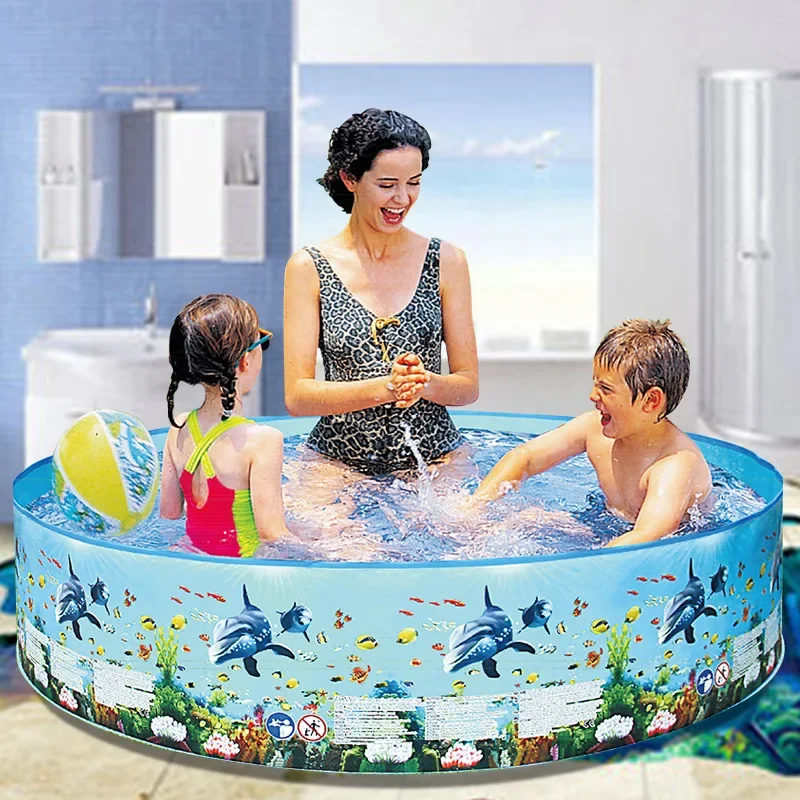 Large Outdoor Family Swimming Pool Circular Thickened Non Inflatable Ocean Ball Pool Children\'s Baby Swimming Pool Household Use