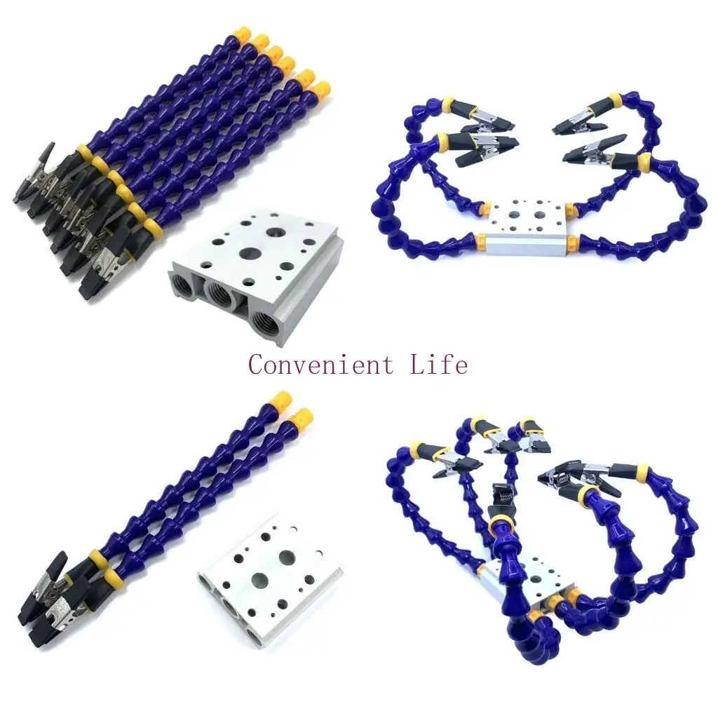 

L1EE Reliable Soldering Aid with 2/4/6 Flexible Gooseneck Arms Must Have Tool for Precise Soldering Work Electronics Works