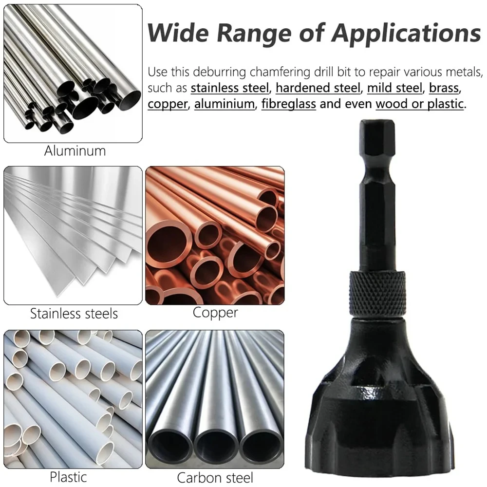 Drill Bit Deburring External Chamfer Tool Tungsten Steel Remove Burr for Repair Bolt Thread Drilling Tools Dropshipping