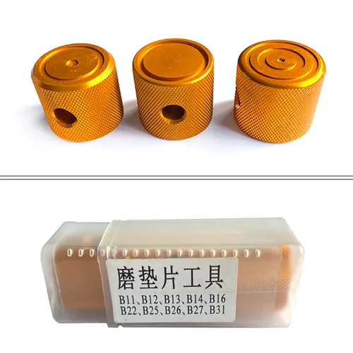 Imagen 2 del producto ¡Nuevo! Herramientas de molienda de riel común de 3 uds para cuñas de juntas de boquilla de inyector, herramientas de reparación de boquilla de inyector Common Rail