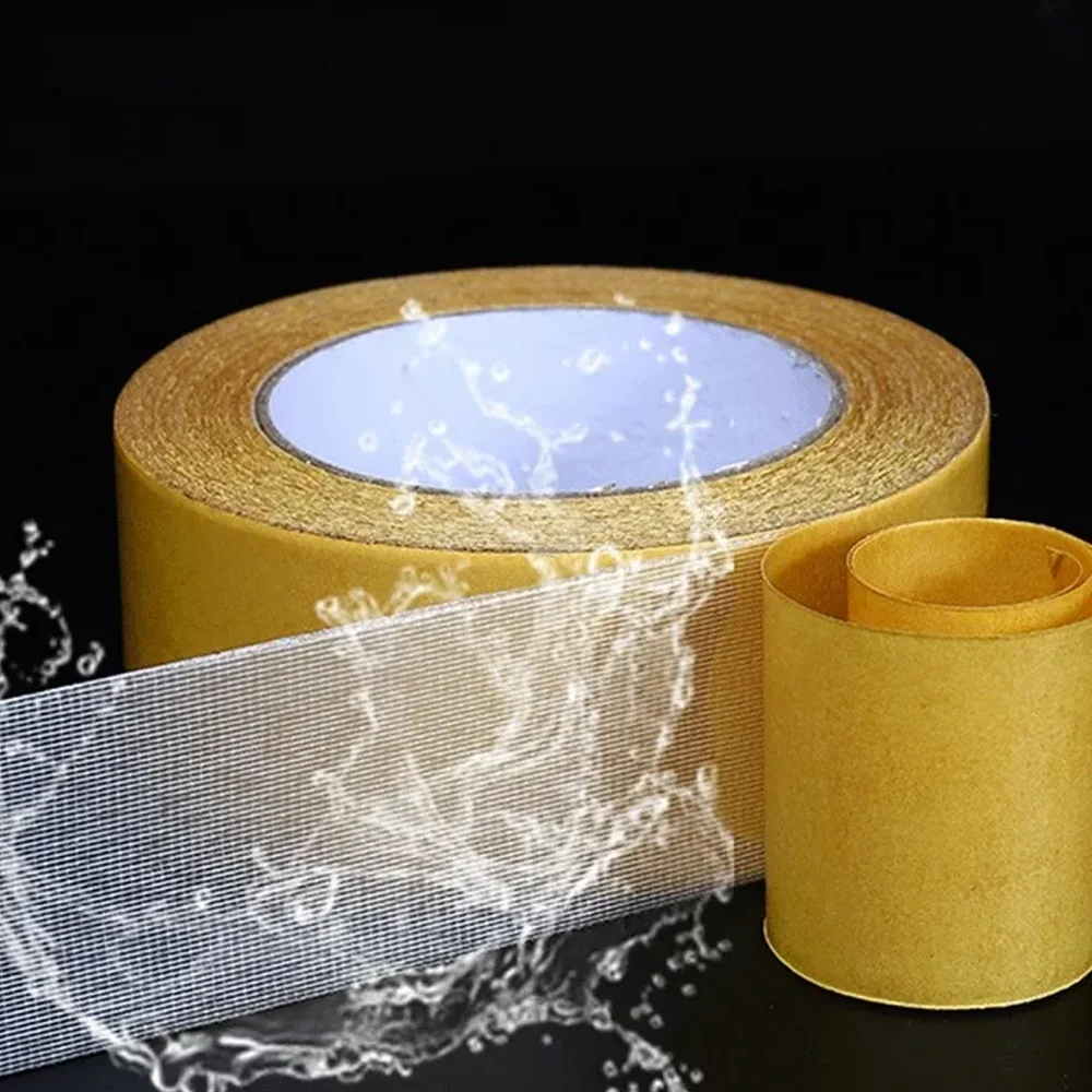 Universal Strong Fixation Double Sided Tape Translucent Mesh Super Traceless Cloth Base Tapes High Viscosity Carpet Adhesive
