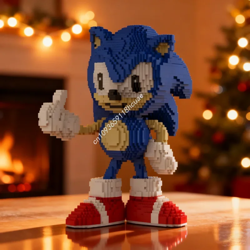 

8293 детали MOC SONIC The Hedgehoged, конструктор, строительные блоки, игрушки для самостоятельной сборки, креативный подарок на Рождество, развивающие кубики для детей