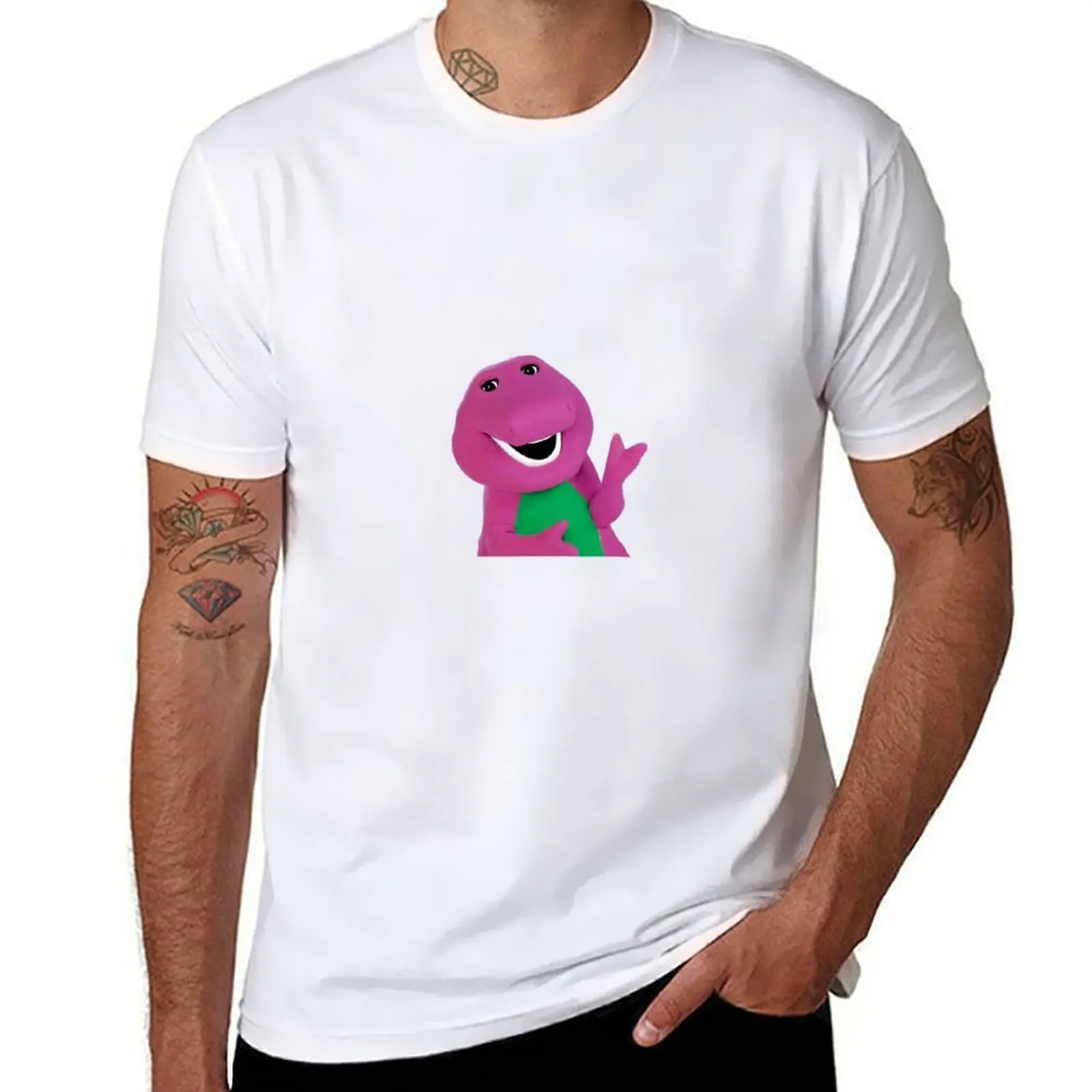

Barney and Friends T-Shirt t shirts for man graphic vintage man t shirt heavy cotton T-Shirt