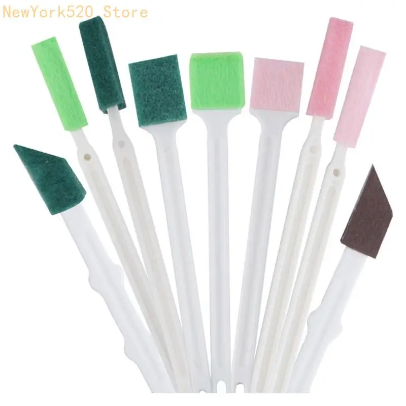 N84C Highly Density Bristles Cleaning Brushes For Tight Space Like Bathroom Tile And Window Track Narrow Gaps Cleaner